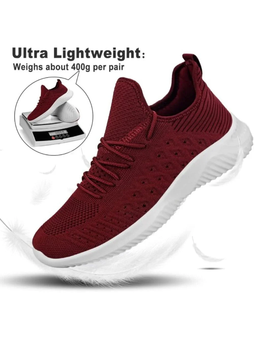 Comfortable Slip-On Walking Shoes for Men | Lightweight Running & Tennis